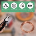 99.9 Soft Copper Wire, 14 Gauge 16FT Pure Copper Wire Craft Wire for