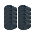 thumbnail image 3 of 10 Pieces Golf Iron Headcovers PU Iron Protective Headcover Golf Head Covers S Dark Blue, 3 of 8