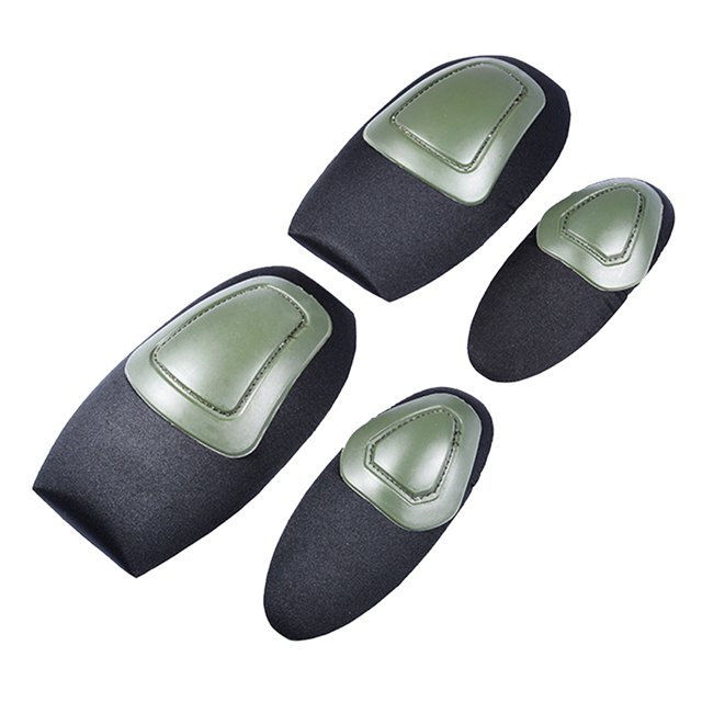 Bangcool 4PCS Protective Gear Set Creative Soft TPR Knee Pad Elbow Pad for Outdoor Sports