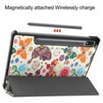 thumbnail image 5 of Allytech Galaxy Tab S8 2022 / Tab S7 2020 11 Inch Case (SM-X700/706/T870/T875), Slim Soft TPU Smart Stand Shockproof Back Cover Auto Wake/Sleep Cover for Galaxy Tab S8 S7 11" - Butterfly, 5 of 7
