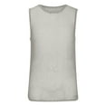 YYDGH Men's Sleeveless Tank Tops Mesh Sheer Undershirt See