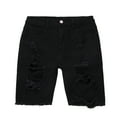 thumbnail image 2 of goowrom Women Slim Jeans High Waist Ripped Hole Washed Distressed Shorts, 2 of 10
