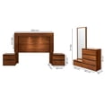 thumbnail image 5 of Recamara KS 5 Piezas Davos Nogal Kessa Muebles, 5 of 5