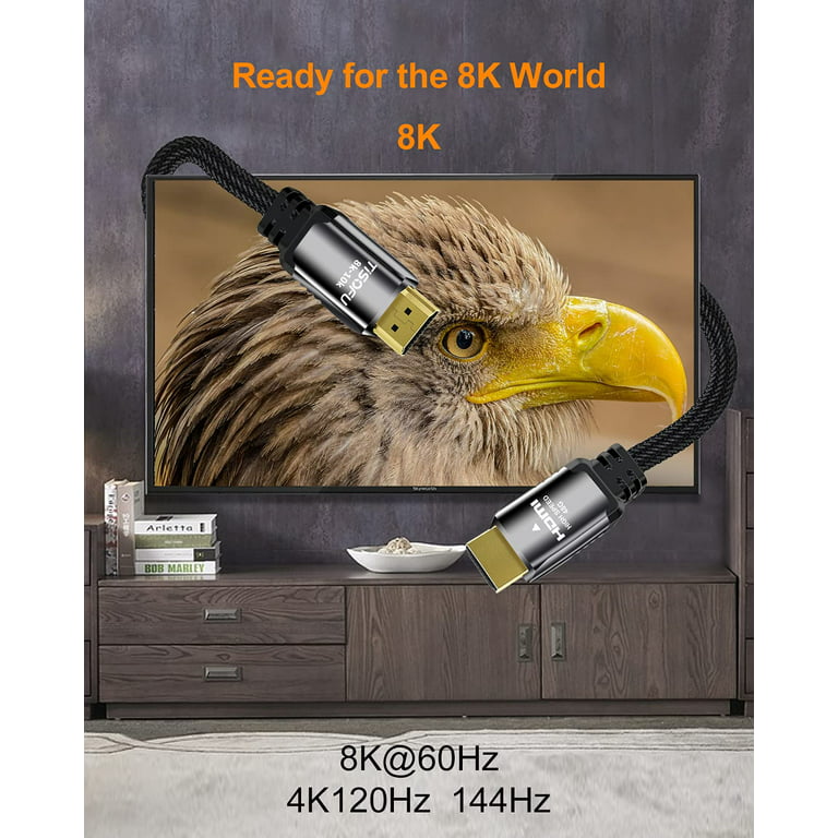TOP Performance 8K HDMI ARC/eARC Cable Version 2.1 Certified, HDR Dolby  Vision