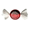 thumbnail image 3 of Set of 4 Red & White Candy Ornaments, 6-Inch – Holiday Tree Decorations, 3 of 5