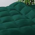 thumbnail image 6 of D.N.G. BEDDINGS Deluxe All Seasons Oversized Super King Size 800 Thread Count, Solid Teal Green Down Alternative 3 Piece Box Design Comforter Set 100% Egyptian Cotton, 6 of 6