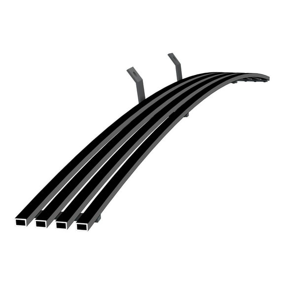 APS Compatible with Toyota Tundra 1999-2002 Lower Bumper Stainless Steel Black 8x6 Horizontal Billet Front Grill Grille Insert T65484J