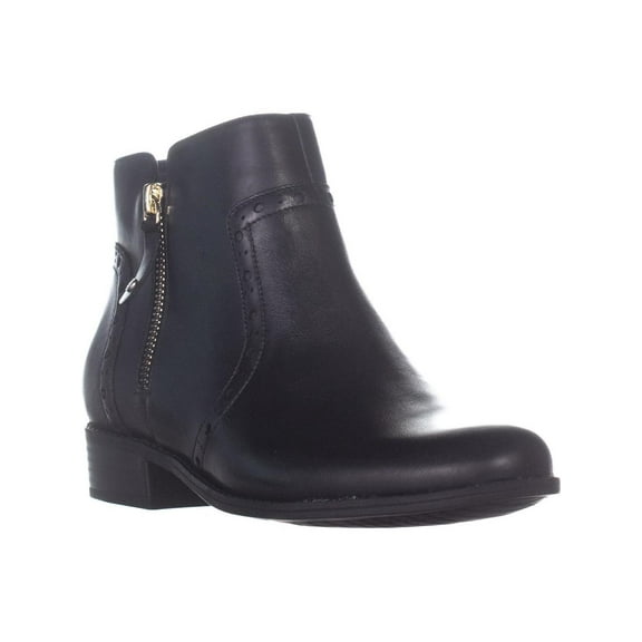 Womens GB35 Nieve Side Zip Ankle Boots, Black, 9 US