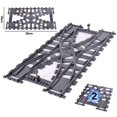 thumbnail image 1 of City Trains Flexible Tracks Forked Straight Curved Soft Rails Track Switch Building Block Bricks Kids DIY High-tech Creative Toy,Stytle I, 1 of 10