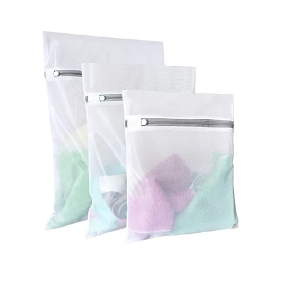 Lingerie Bags For Washing Delicates,Small Fine Mesh Laundry Bags,3Pcs(1 Large,1