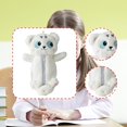 thumbnail image 3 of Estuche de peluche con forma de animal, estuche para lápices, multiusos para bolígrafos, organizador de papelería suave, de maquillaje, de peluche gato, 3 of 4