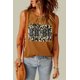 thumbnail image 3 of ABPHQTO Camiseta sin mangas con estampado de leopardo BABE para mujer, 3 of 5