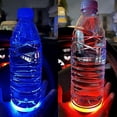thumbnail image 5 of Paquete de 2 portavasos LED azules para coche, portavasos LED para coche, carga USB, para coche, SUV, caravana, camión, 5 of 5