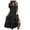 Black, variant on ZQUUVOU Women's Summer Casual Dress Lapel Callor Button Down Long Sleeve Tiered Dresses Olive Green
