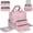 Pink, variant on Nail Polish Organizer Holds 80 Bottles and a Nail Lamp,Nail Polish Carrying Case with 2 Removable Bags,Nail Organizers and Storage for Nail Tech,Portable Nail Polish Holder for Nail Supplies,Pink