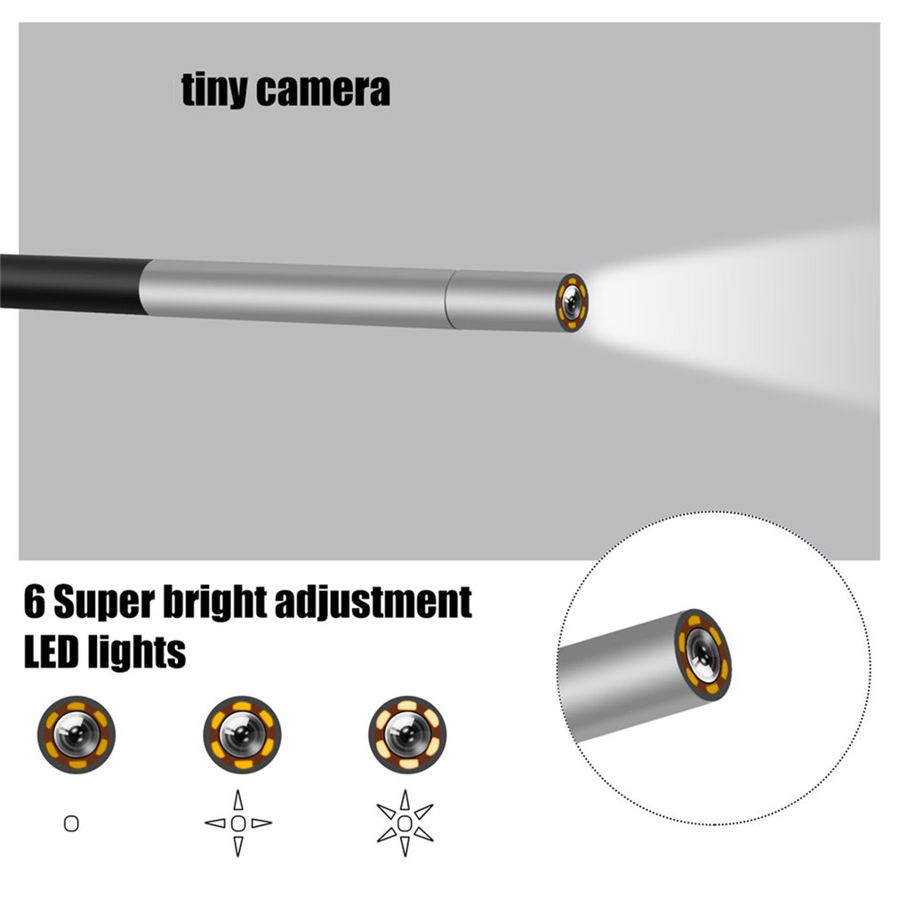 8 highBrightness Adjustable LED Lights Focal Length 5cm500cm 3Level