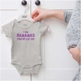 thumbnail image 5 of Bananas Little Sister Cute Big Sis Romper Boys or Girls Infant Baby Brisco Brands 12M, 5 of 6