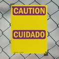 thumbnail image 5 of (2 Pack) Write-On Bilingual OSHA Caution Radiation Sign 12 Inch X 18 Inch Indoor / Outdoor Rust-Free Aluminum Metal Signs for Workplace, Workshop, and Construction Site, Made in the USA, 5 of 8