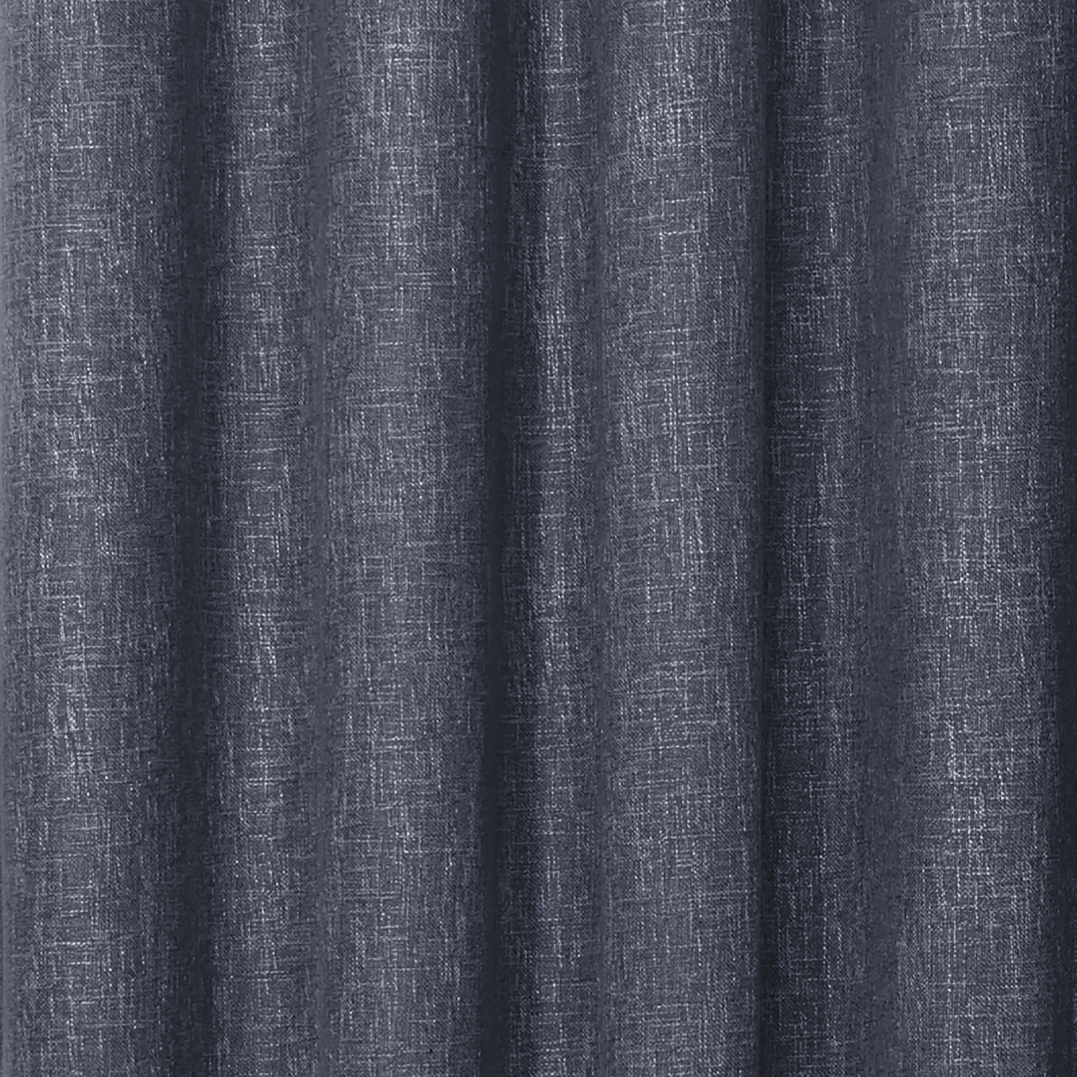 Quinn Blackout Single Curtain Lined Grommet Panel, 50" x 108", Navy