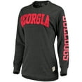 thumbnail image 2 of Women's Pressbox Black Georgia Bulldogs Two-Hit Canyon Long Sleeve T-Shirt, 2 of 4