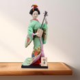 thumbnail image 3 of Muñeca kimono de geisha japonesa, estatua asiática, estatuilla de dama, decorativa, coleccionable Estilo C, 3 of 9