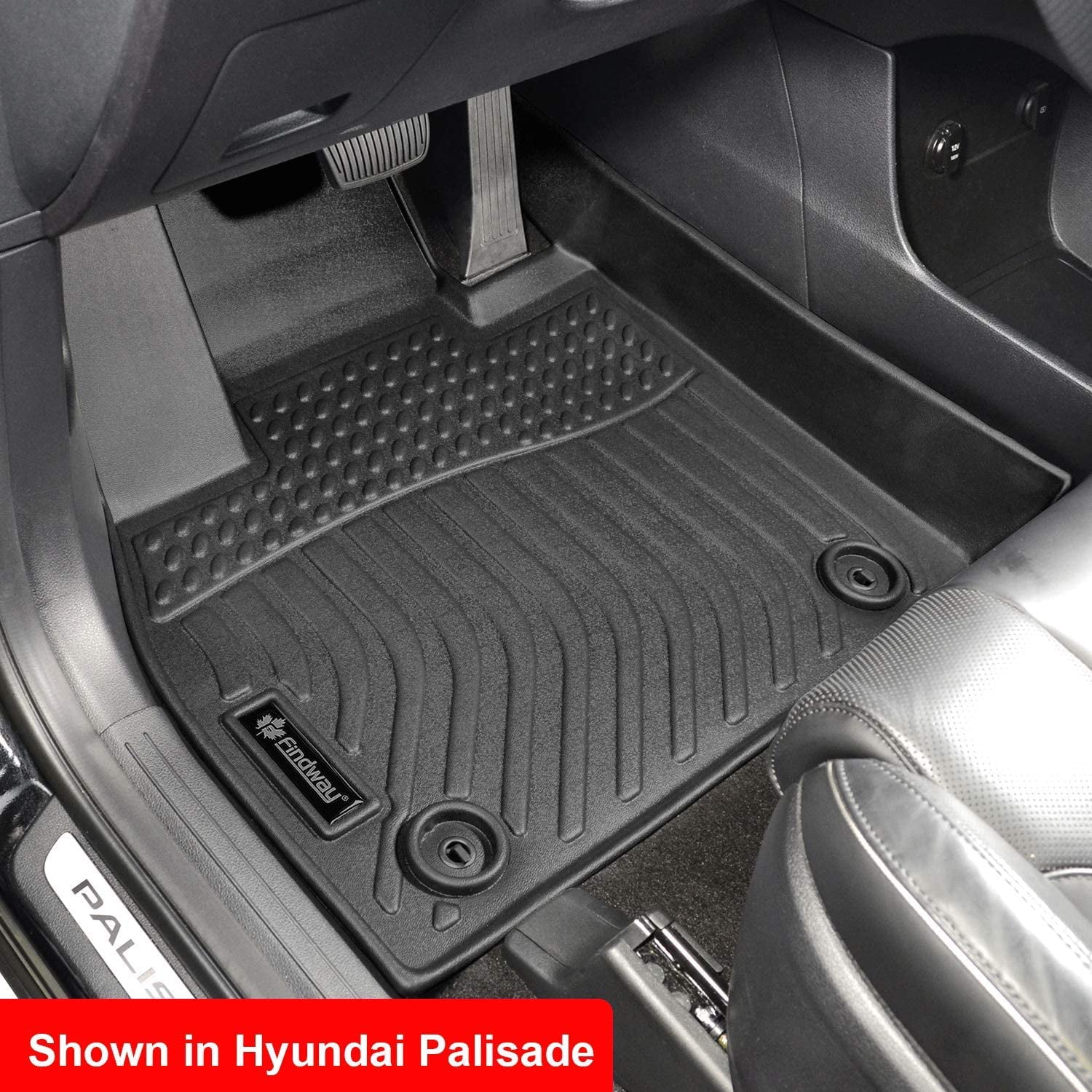 FH Group Semi-Custom Liners Trimmable All Weather Full Set Car Floor Mats  with Premium Season Cargo Liner Universal Fit for Cars Truc 首相発言を評価  DIY、工具