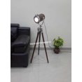 thumbnail image 1 of Vintage Classic Nautical Wooden Searchlight With Tripod Stand, 1 of 4