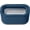 Navy, variant on Caraway Mini Rectangle Food Storage Container - 2.6 Cup Glass Storage Container for Food - Non-Toxic Ceramic-Coated Glass - Air Release Technology - Compact & Stackable Design - Cream