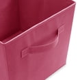 thumbnail image 3 of Set de 6 cubos de almacenamiento Casafield, tela plegable, color rosa intenso, 3 of 8