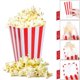 thumbnail image 3 of NUOLUX 24pcs Popcorn Boxes Holder Containers Cartons Paper Bags Stripe Box for Movie Theater Dessert Tables Wedding Favors (Red), 3 of 4