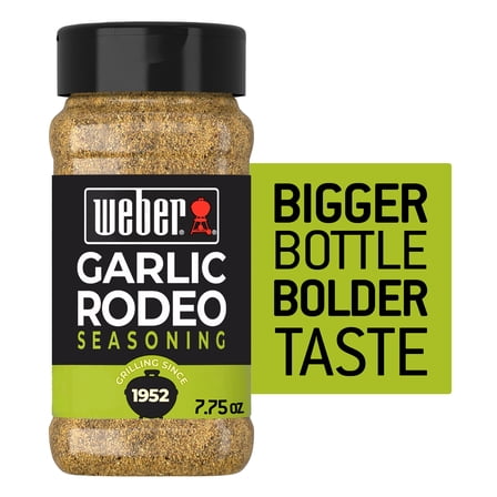 Weber Garlic Rodeo Seasoning, Garlic Seasoning Blend, 7.75 oz