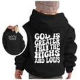 thumbnail image 4 of SUXIAN Boys Hoodies Casual Loose Cute Print Long Sleeve for Sport Comfortable Wear Black_#1 7-8 Years, 4 of 5