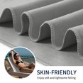 thumbnail image 6 of PiccoCasa Microfiber fast-drying Sand Free Beach Travel Towel 30"x60" Light Grey, 6 of 7