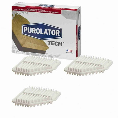 3 pc Purolator TECH TA35707 Air Filters for 21999324 29117 33-2311 39117 49117 83117 9117 A2956 A2956C AE9969 AEA77 AF1303 AF2956 AF5707 ALA-8617 CA9969 CFA1303 MA5707 MGA49117 P9117 PA4329 PA5707