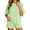 Army Green, variant on Lopecy-Sta Two Piece Sets for Women Loose Fit Short Sleeve Crew Neck Top and Relaxed Shorts Casual Loungewear Outfits for Daily Wear Vacation
