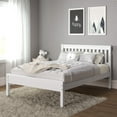 thumbnail image 5 of Donco Kids Contempo Mission Full Size Solid Pine Wood White Bed with Twin Trundle, 5 of 5