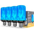 thumbnail image 1 of Bombillas LED Morsatie Upgrade Flame de 3 W E26, color azul, 1 of 5