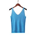 thumbnail image 2 of GZWYHT Women's Knitted Strap，Spaghetti Strap Tank Top Knit Tops for Women Button Up Tank Tops Striped Tank Top Women Ribbed Tank Tops for Women Womens T Shirts Multicolor A, 2 of 4