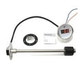 thumbnail image 1 of Marine Boat Car Digital Fuel Tank Level Gauge 0-190ohm Fuel Level Sensor 150-600mm Oil Tank Level Indicator Meter ,Easy to Install, 1 of 7
