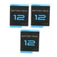 thumbnail image 2 of Batería De Iones De Litio Para Cámara, Batería Estándar De Repuesto Para Cámara De 3 Piezas 1800 MAh De Alta Capacidad Para Accesorios De Cámara De Acción, 2 of 8