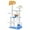 Blue, variant on Demi Bonn 66" Cute Cat Tree Tower for Indoor Cats, Ocean World Cat Condo with Sisal Scratching Posts, Plush Perches, Kitten Cat Tree Tower Activity Center, Blue