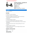 thumbnail image 2 of Left Outer Tie Rod End - Compatible with 1984 - 1990 Ford Bronco II 1985 1986 1987 1988 1989, 2 of 2