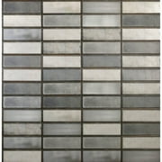 Turbine Industrial Glass Steel 4x12 Ceramic Wall Tile