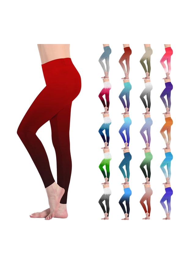 Womens Full Length High Waisted Athletic Running Leggings Gym Soft Yoga Ankle Pants Tummy Control Workout Tights Navy XL