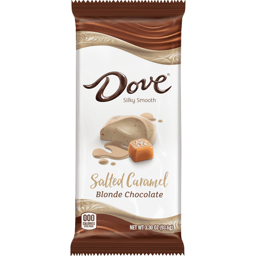 Dove Salted Caramel Blonde Chocolate Bar, 3.3 OZ