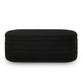 thumbnail image 3 of Oval Storage Ottoman Bench, Upholstered Boucle Teddy Fabric End of Bed Bench with Storage, End of Bed Stool with Safety Hinge for Bedroom, Living Room, Entryway, 3 of 8