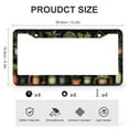 thumbnail image 3 of 2 Pieces Herbs for The Kitchen License Plate Frames Watercolor Style Wild Floral Car Tags Frames Holder Metal 2 Round Holes for US And CA, 3 of 6