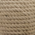 thumbnail image 2 of J&D Designs Coastal Fabric Table Lamp with Tapered Shade in White Rope Finish, 2 of 2
