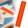 thumbnail image 4 of 6 Inch Ruler,Plastic Ruler,Clear Mini Ruler,Rulers Bulk for Classroom,Small Ruler for Journaling,Reglas Escolares,Cute Red Rulers with Centimeters and Inches Office Supplies Classroom Must Have, 4 of 5