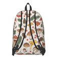 thumbnail image 3 of Mushroom and Berry Cream Pattern Backpack for School, Cute School Bag with Adjustable Shoulder Straps and Padded Back, 15.7"x11.8"x5.5", 3 of 5